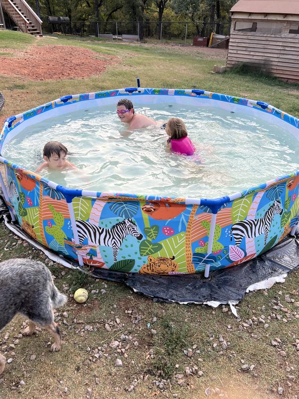 Several children can play in it