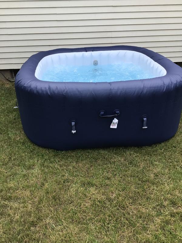 Coleman 4-Person Inflatable Square Hot Tub In The Hot Tubs, 50% OFF