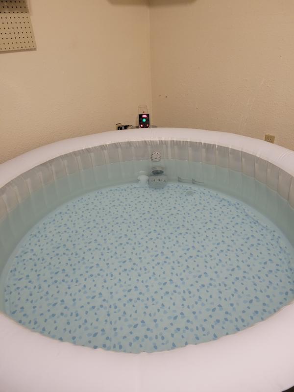 SaluSpa Hollywood AirJet Inflatable Hot Tub Spa With LED, 50