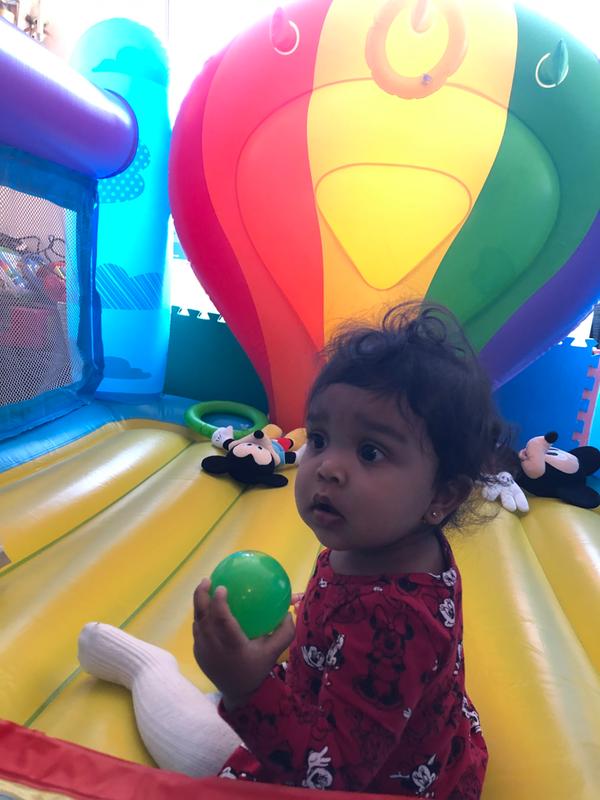 Hot air balloon bounce