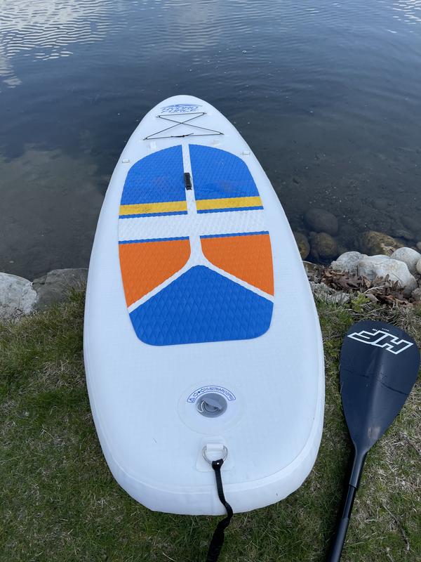 SUP without the seat and foot rest attached.