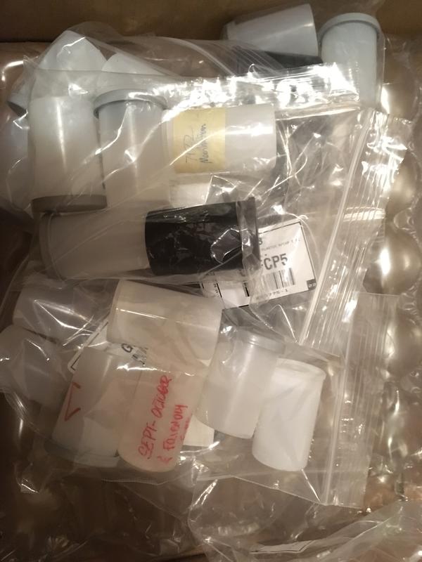 General Brand Plastic Film Canisters with Caps (5Pack) B&H