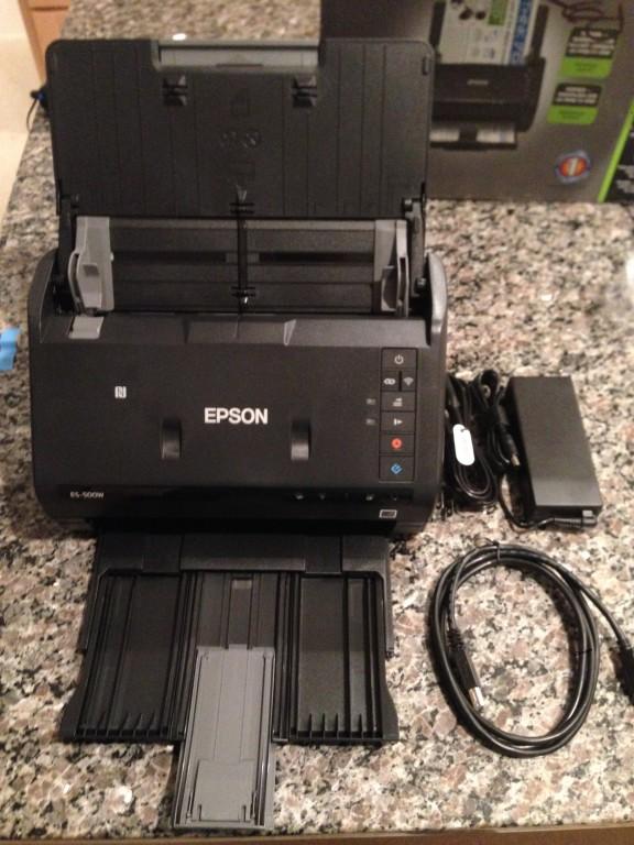 Epson WorkForce ES500W Wireless Duplex Document B11B228201 B&H