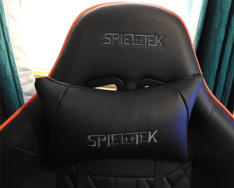 Spieltek 100 Series Gaming Chair (Black & Red) GC100LBR
