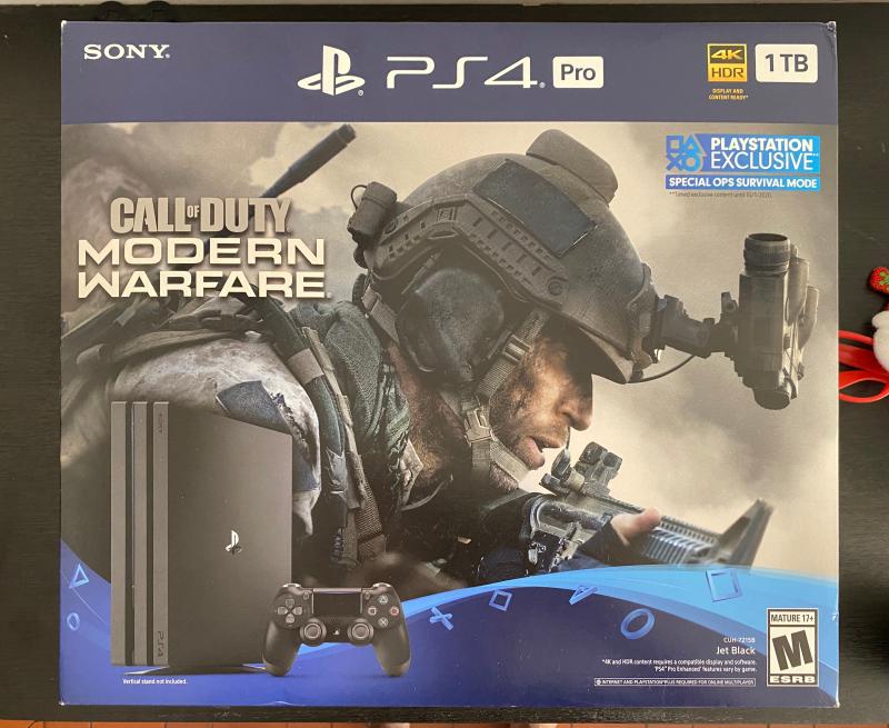 ps4 pro 1tb call of duty modern warfare