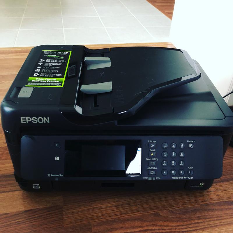 Epson WorkForce WF-7710 All-in-One Inkjet Printer C11CG36201 B&H