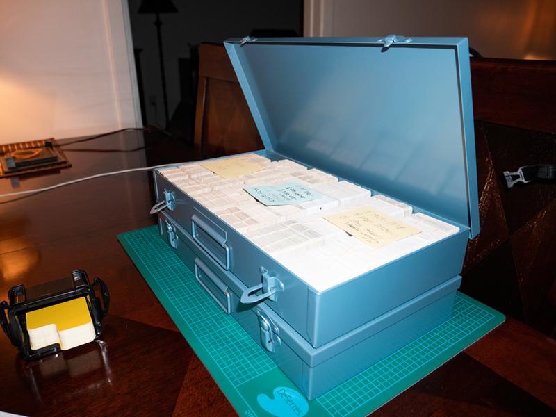 Logan Electric Slide File 200 Holds 750 2 x 2" 750523