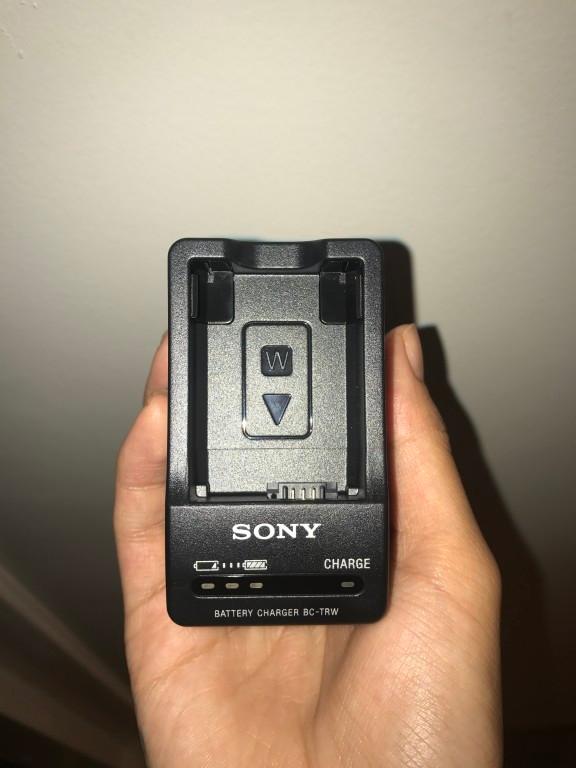 Sony BC-TRW W Series Battery Charger (Black) BCTRW B&H Photo
