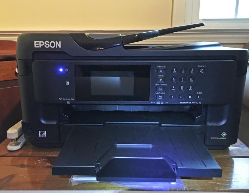 Epson WorkForce WF-7710 All-in-One Inkjet Printer C11CG36201 B&H