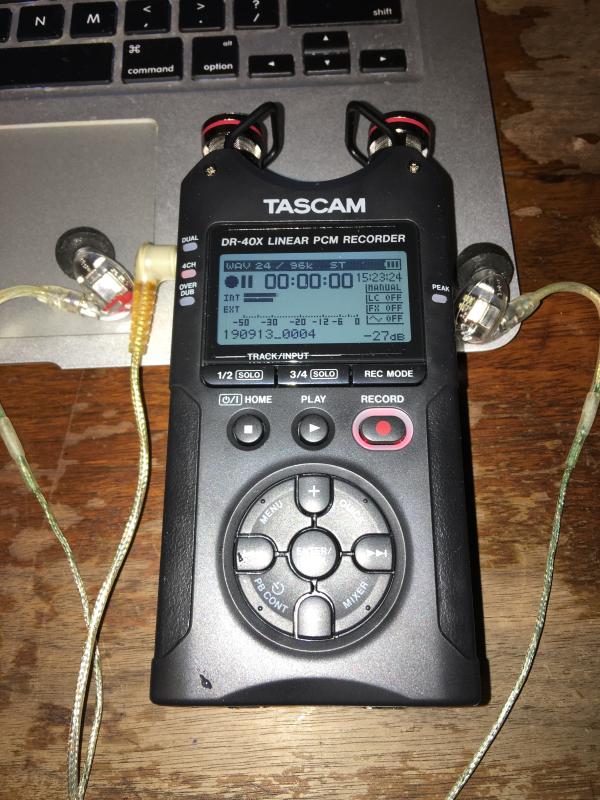Tascam DR40X 4Channel / 4Track Portable Audio Recorder DR40X