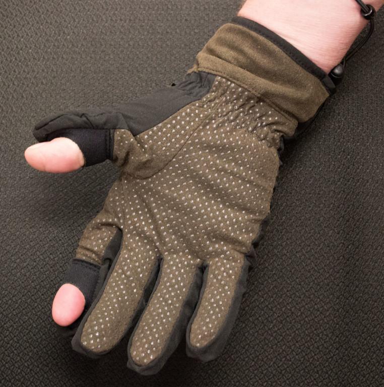 AquaTech Sensory Gloves (Large, Black/Moss) 1752 B&H Photo Video