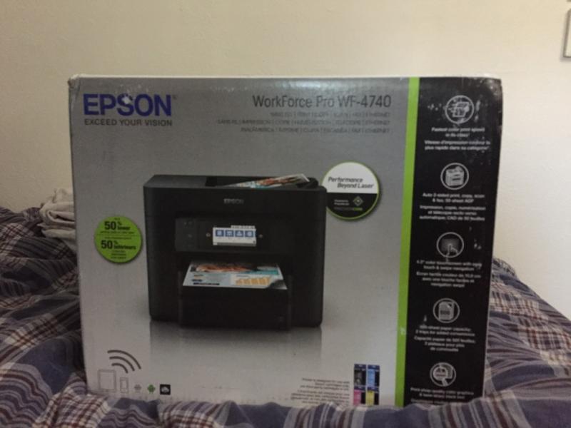 Epson WorkForce Pro WF4740 AllinOne Inkjet Printer C11CF75201
