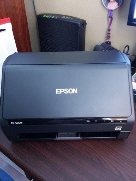 Epson WorkForce ES-500W Wireless Duplex Document B11B228201 B&H