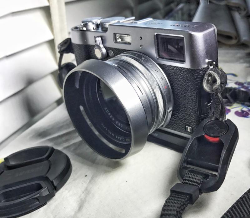 FUJIFILM LH-100 Lens Hood and Adapter Ring 16144523 B&H Photo