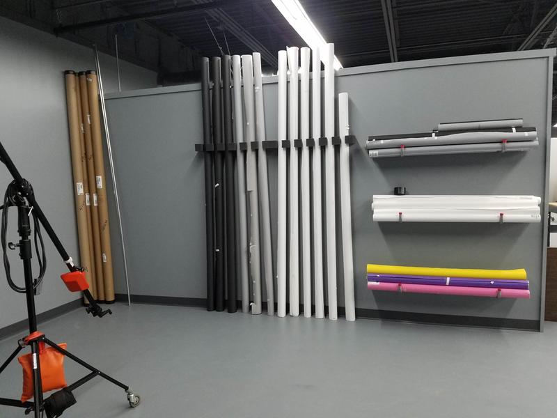 Savage TPC12 Background Paper Roll Storage Rack (Pair) DTPC12