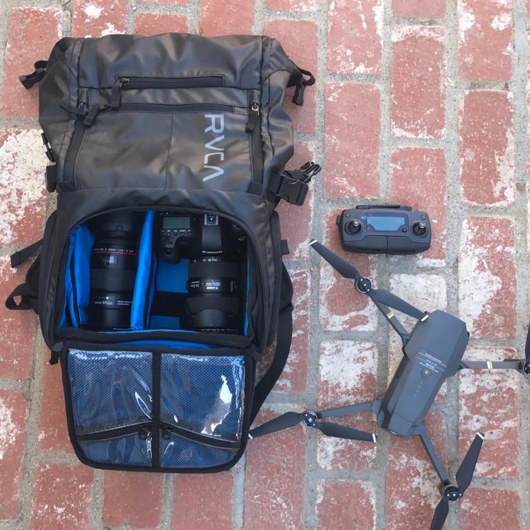 RVCA Zak Noyle Camera Bag Backpack (Black) MHABKZNB B&H Photo