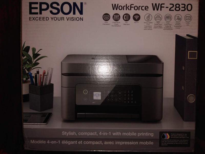 Epson Workforce WF2830 AllInOne Printer C11CG30201 B&H Photo