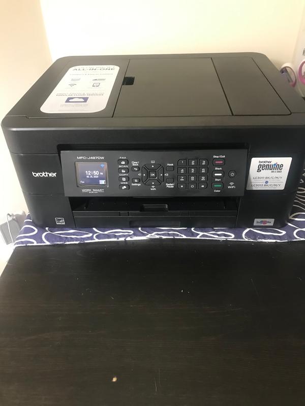 Brother MFCJ497DW AllinOne Color Inkjet Printer MFCJ497DW