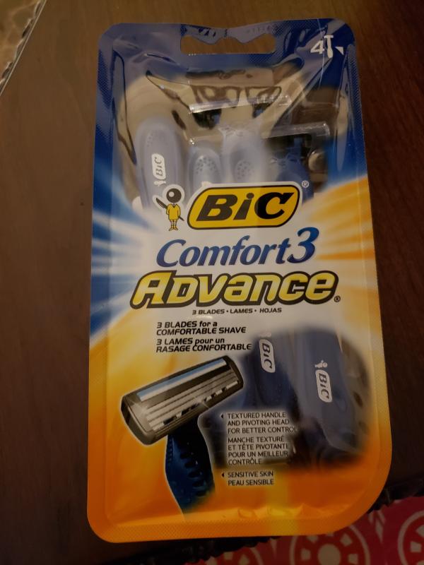 Bic Comfort 3 Advance Men S Disposable Razor