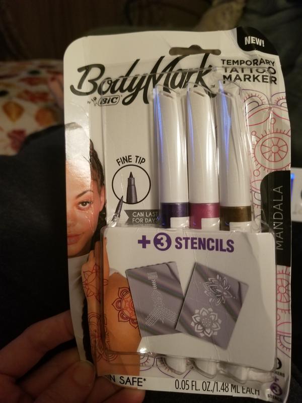 $10 Off Highly Rated BIC BodyMark Temporary Tattoo Markers on