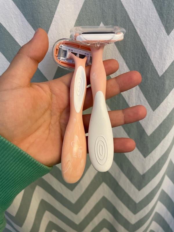 Buy BIC Soleil 5 Escape Women's Razors, 5 Blades, Peach and