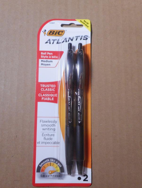 TBB Theory: BIC Atlantis Comfort Retractable Ballpoint Pen