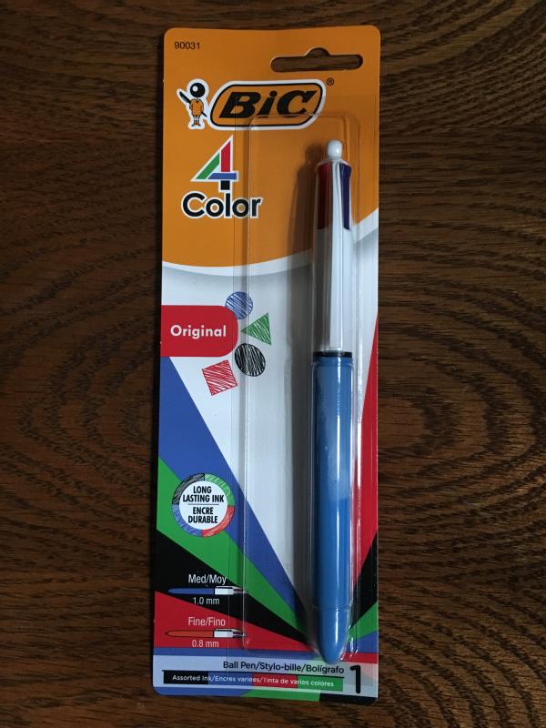 Bic 4 Color original Ball Pen 1.0mm 