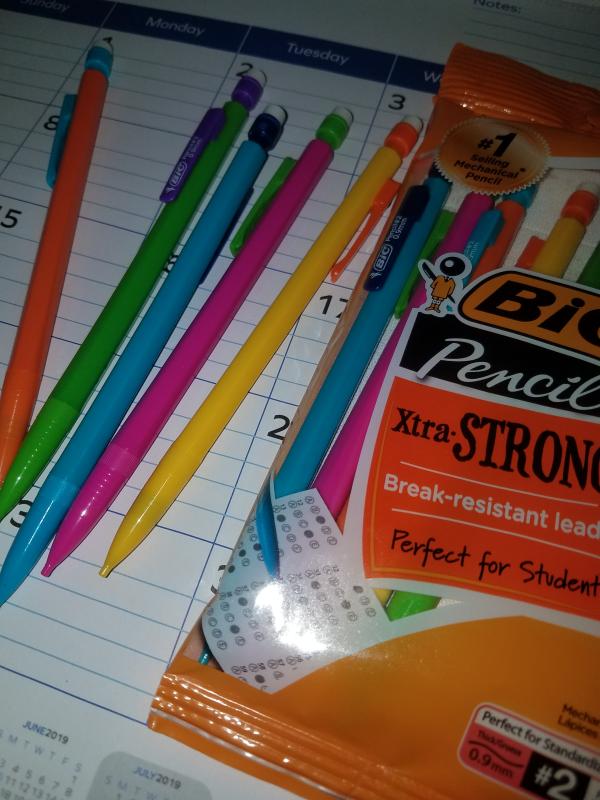 Bic Xtra Strong Mechanical Pencils, 0.9 Mm, Assorted Color Barrels