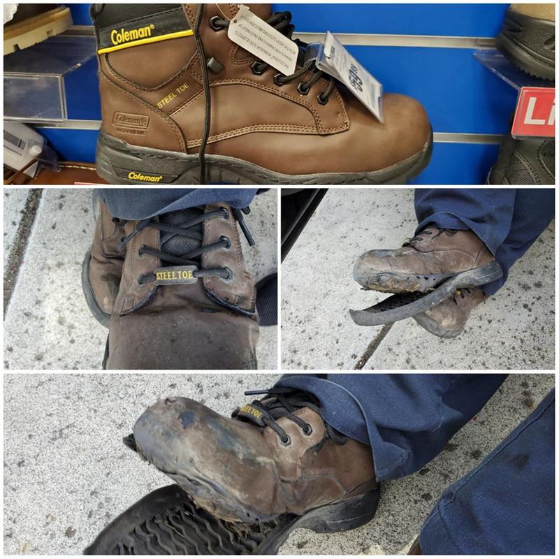 coleman steel toe boots review