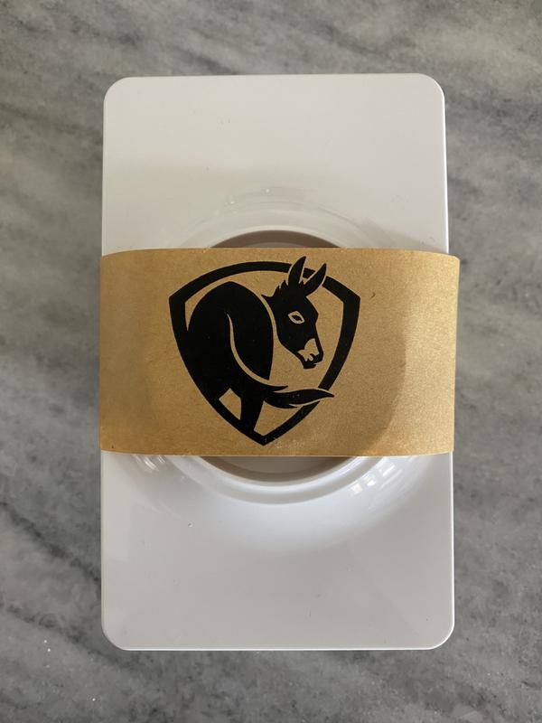 Love the wall mount switch plate with BAF logo.