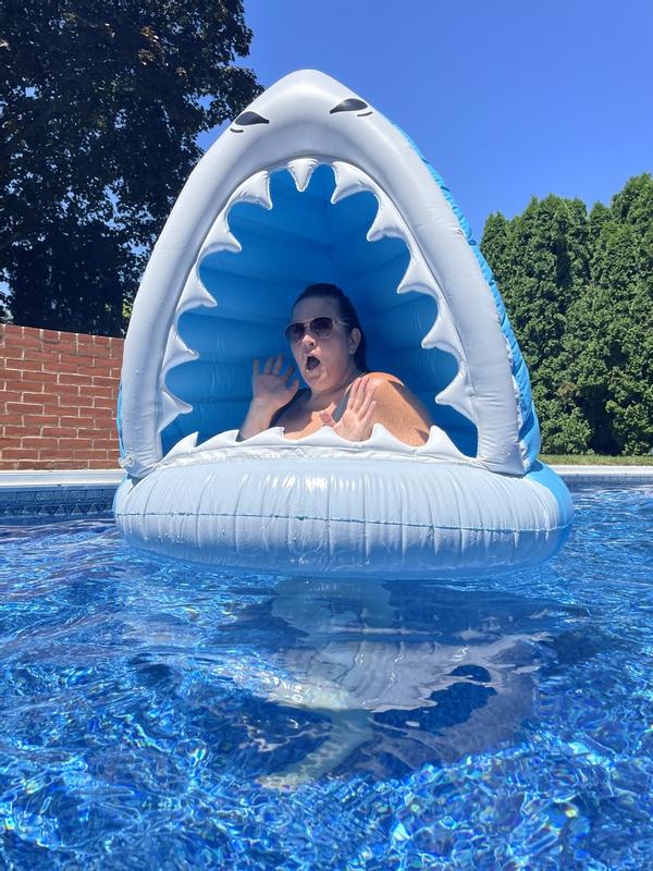 Man eating shark store xl pool float