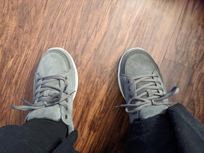 Men's Grey Suede BILLY Comfort Lows – BILLY Footwear