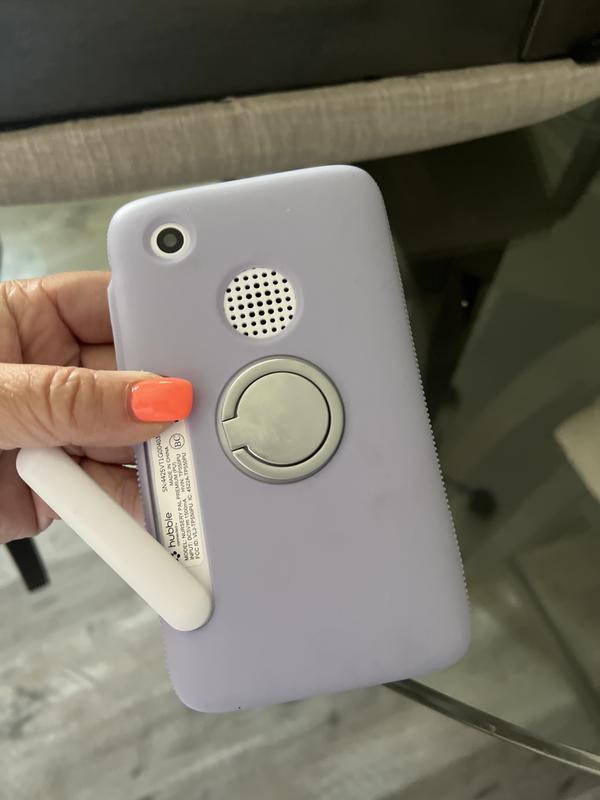 It has the hook so you can easily stand it up! As well as camera on monitor also!