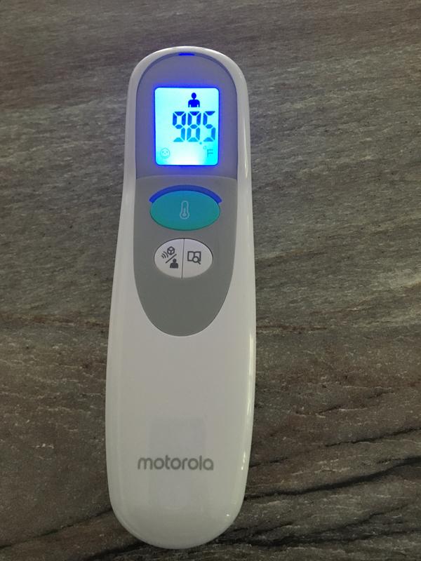 Motorola CARE+ Non-contact SMART Forehead, Liquid & Food Baby Thermometer