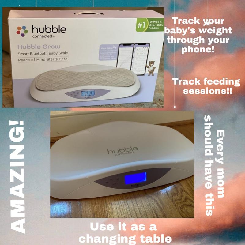Hubble Connected™ Hubble Grow + Smart Bluetooth Baby Scale | Bed Bath &  Beyond