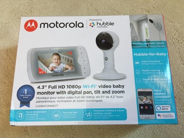 Motorola Moniteur bébé wi-fi video full hd avec 2 caméras