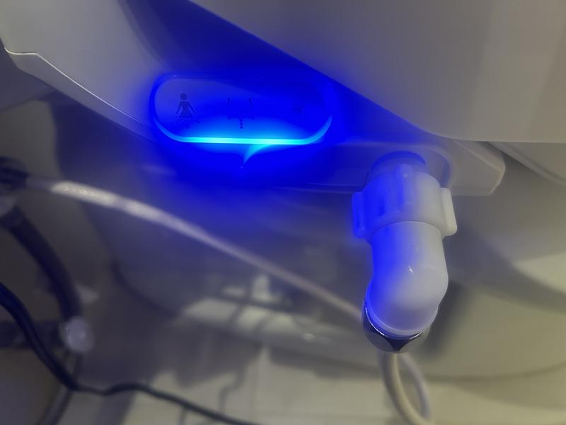 Nozzle and manual buttons