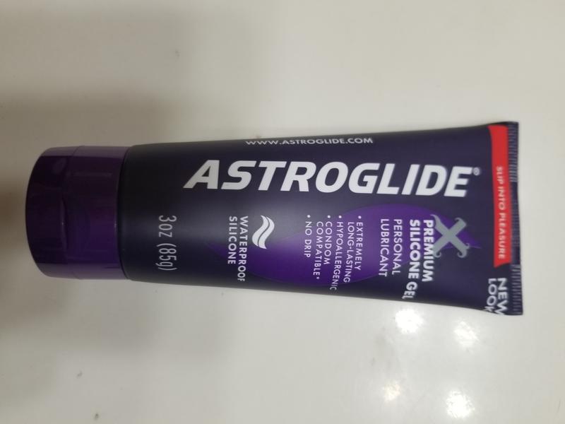 Astroglide X Gel, Premium Silicone Gel Personal Lubricant, Waterproof Lube,  3 oz