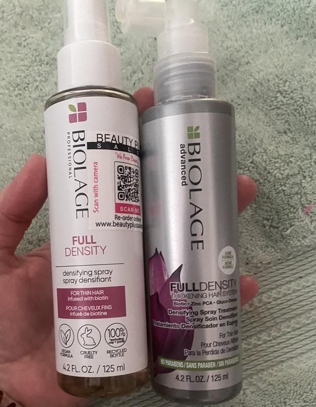 Full Density Densifying Spray Treatment Full Density Densifying Spray Treatment