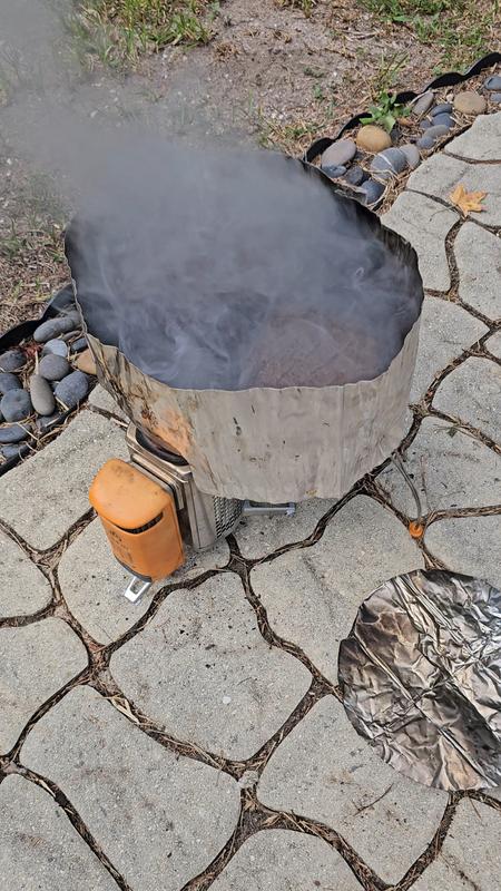 BioLite CampStove Portable Grill for Grilling with Wood