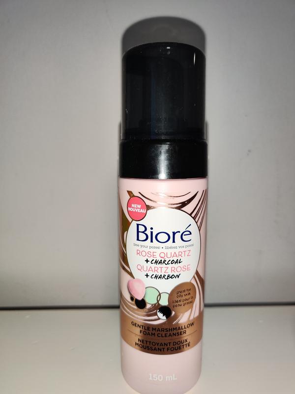 biore rose quartz foam cleanser