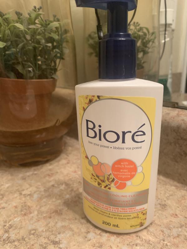 Biore Blemish Fighting Ice Cleanser, Face Wash, Clears & Prevents Acne  Breakouts, Salicylic Acid - Scented - 6.77 fl oz