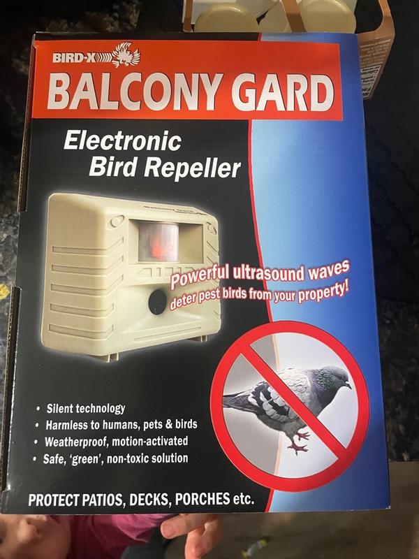 Bird-X Balcony Gard Sonic Pest Repeller For Birds