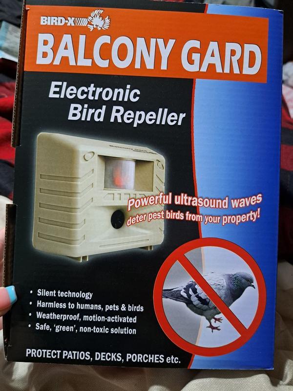 Bird-X Balcony Gard Sonic Pest Repeller For Birds