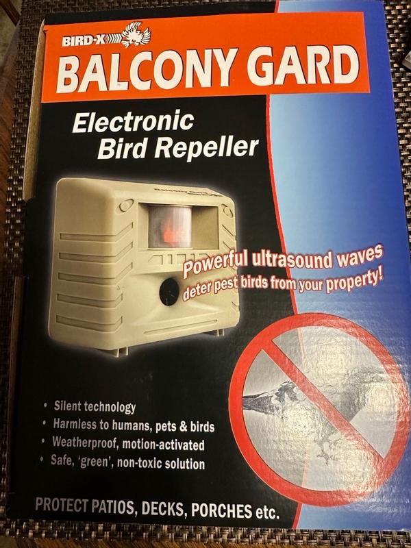 Bird-X Balcony Gard Sonic Pest Repeller For Birds