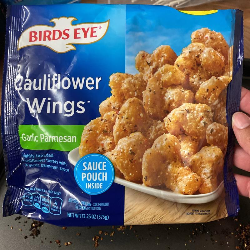 Birds Eye Garlic Parmesan Cauliflower Wings, Frozen Vegetable