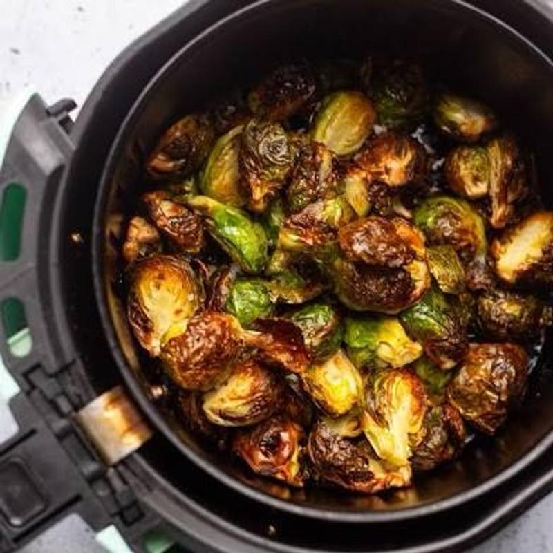 Air Fryer Bang Bang Brussel Sprouts Recipe Baked Potatoes Roasted