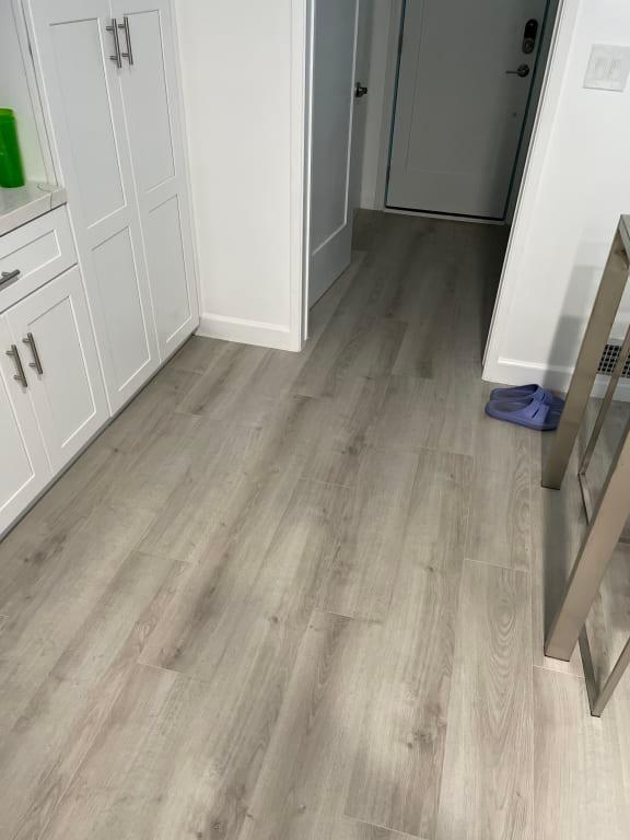 Cross wave does an x-ray great job cleaning high traffic areas