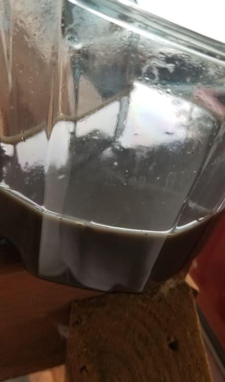 Just an example of how much gunk I got out of the upholstery thanks to these products