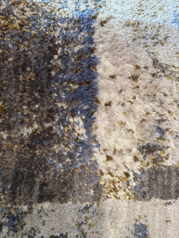 After stain removal, forgot to take a before picture. You can tell the stain was cleaned because the rest of my rug looks ready for a deep cleaning now.